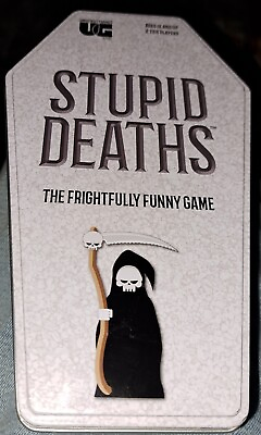 #ad Stupid Deaths The Frightfully Funny Game 2 6 Players Ages 12 NIB $8.99