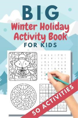#ad Brainfit Publishing Big Winter Holiday Activity Book for Kids Paperback $11.17