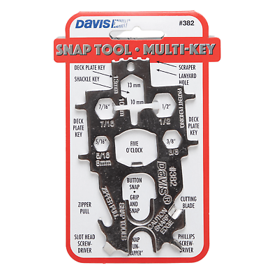#ad Davis Instruments Stainless Steel Snap Tool Pocket Sized Multi Key for $19.85