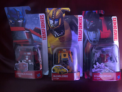 #ad Transformers 2 in 1 figures set of 3; NIP age 5 $48.00