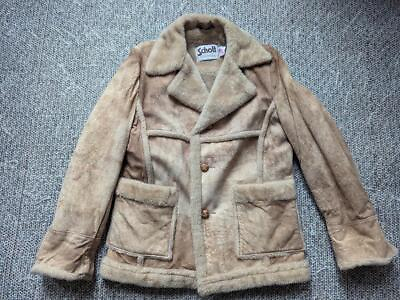 #ad vintage USA made 1970s rancher SCHOTT suede leather M 42 western coat jacket $189.95