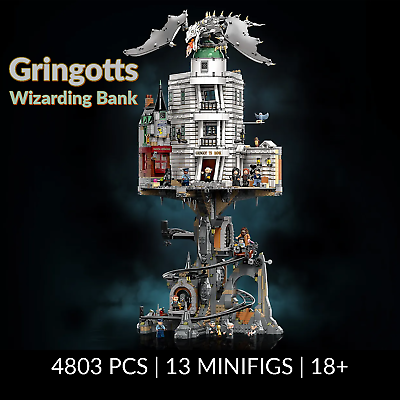 #ad Harry Potter Gringotts Wizarding Bank 76417 Building Blocks Set – 4803 Pieces $279.00