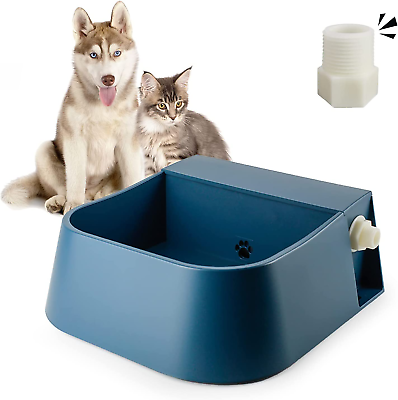 #ad Dog Automatic Waterer Bowl 2L Outdoor Indoor Auto Pet Water Dispenser Float Valv $42.99