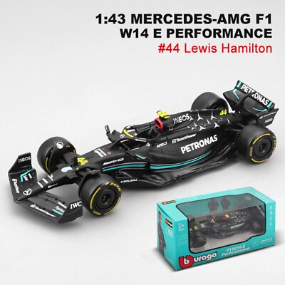 #ad Bburago 1:43 2023 Mercedes AMG Petronas F1 W14 #44 Hamilton Diecast Model Car $14.99