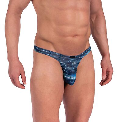#ad Manstore M2371 Bungee String mens underwear thong brief mesh enhancing pouch GBP 39.00