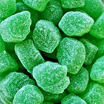 #ad Smarty Stop Green Jelly Spearmint Leaves Slices Candy 5 LB $45.99