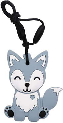 #ad Sensory Chew Necklace for Kids Boys and Girls Fox Chewable Necklace Teething $5.69