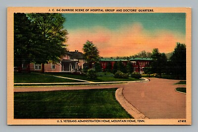 #ad Veterans Administration Home Mountain Home Tennessee TN Vtg. Postcard c1930 C15 $4.49