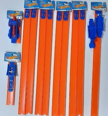 #ad Hot Wheels Track Lot 4 Sets of 24quot; Straight Tracks 1 Loop 1 Launcher 1 Ramp $26.00