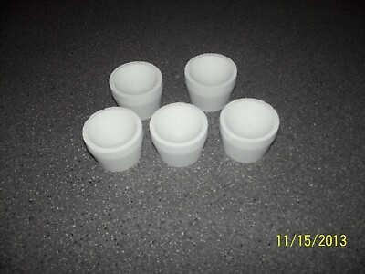 #ad Lot of 5 1.5 inch Mgo cupels Gold and Silver melting recovery refining $16.00