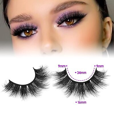 #ad Special Fluffy Lashes Thick Volume Full False Eyelashes Extensions 7 Pairs Pack $21.00