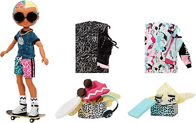 #ad L.O.L. Surprise OMG Guys Fashion Doll Cool Lev with 20 Surprises Set $26.99