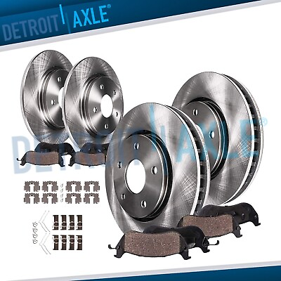 #ad Front amp; Rear Disc Rotors Brake Pads for Toyota Camry Avalon Lexus ES350 Brakes $148.88