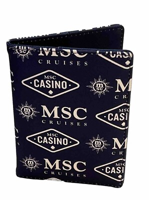 #ad MSC Cruises Casino Passport Cover Holder Rare New Tournament $29.99
