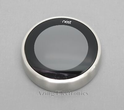 #ad Nest 3rd Gen T3007ES Learning Thermostat Stainless Steel ISSUE $34.99