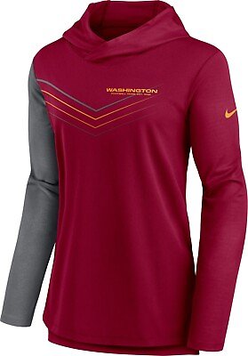 #ad Washington Commanders Shirt Nike Long Sleeve Red NFL Women#x27;s S Small $39.95
