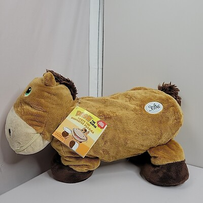 #ad With Tags Stuffies Plush Dash the Horse 2012 Stuffed Animal Hidden Pockets $32.99