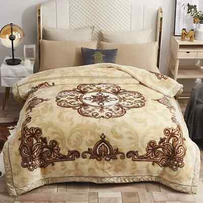 #ad Home New Raschel Winter Blanket High End Soft Blanket Double Sided Flocking $212.06