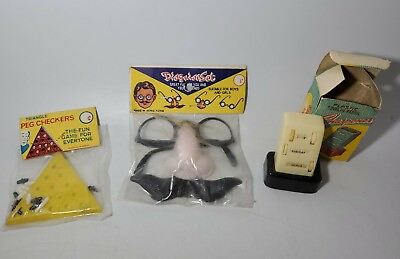#ad Lot Of 3 Rare NOS Vintage MADE IN HONG KONG Toys $45.01