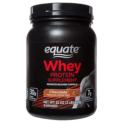 #ad Equate Whey Protein Supplement Chocolate 32oz $18.48