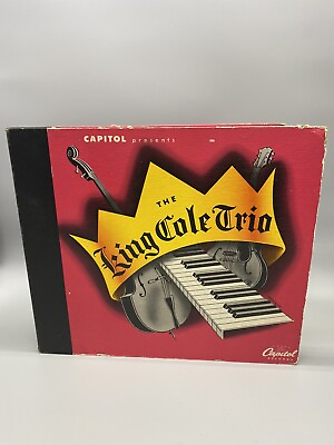 #ad The King Cole Trio Four Album 78 RPM 4 Record Set 1944 Capitol Nice $17.99