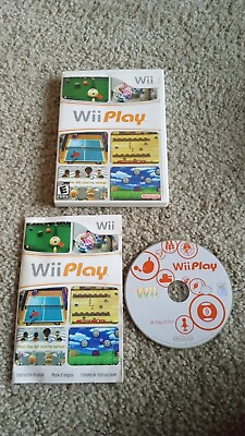 #ad Wii Play Nintendo Wii Complete Tested CIB FREE Shipping Sports Resort Game $16.29