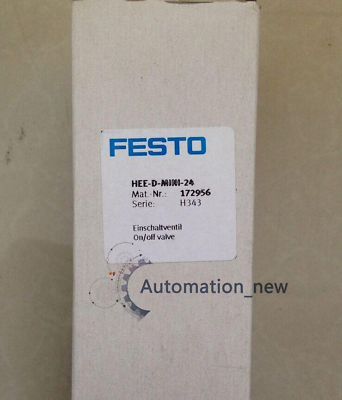 #ad new Festo HEE D MINI 24 172956 Solenoid Valve Via FedEx or DHL $145.00