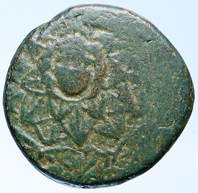 #ad AMISOS PONTUS 105BC Mithradates VI the Great GORGON NIKE Greek Coin i115326 $66.15