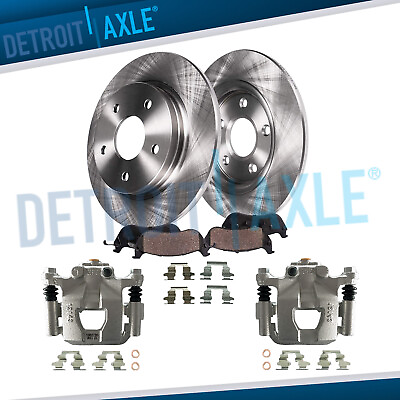 #ad Rear Disc Rotors Brake Calipers amp; Brake Pads Kit for Nissan Altima Maxima $134.85