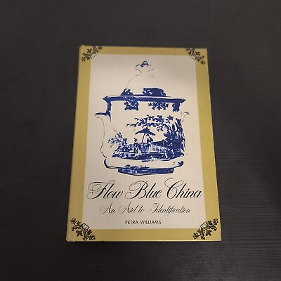 #ad Signed Flow Blue China HC Petra Williams 1971 $14.99