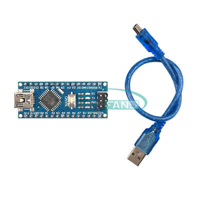 #ad Nano V3.0 CH340Atmega328p Welding pin array Development board module cable $6.24