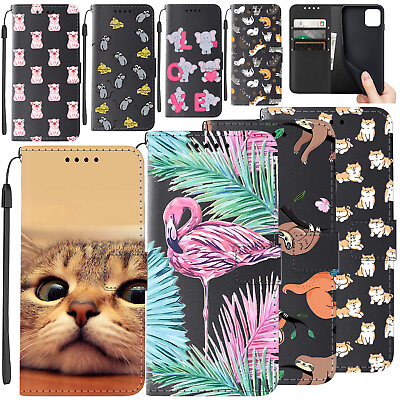 #ad Animal Printed Stand Wallet Leather Case Cover For iPhone 14 Pro Max 13 12 11 15 $12.79