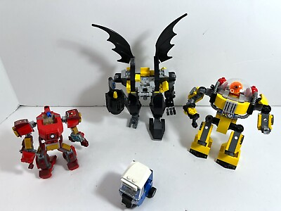 #ad LEGO Heroes LOT: Iron Man Mech 76140 batman 76026 robot 31090 $45.00