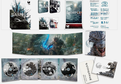 #ad Godzilla Minus One 4K Ultra HD Blu ray Limited Edition w Steel Book $189.00
