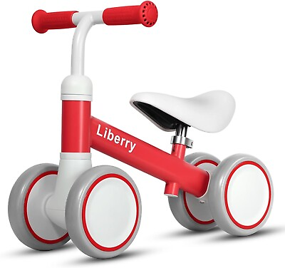 #ad Liberry Baby Balance Bike for 1 Year Old Girls 4 Wheels Toddler Balance Bike $35.99