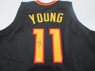 #ad Trae Young of the Atlanta Hawks signed autographed basketball jersey PAAS COA 29 $168.00