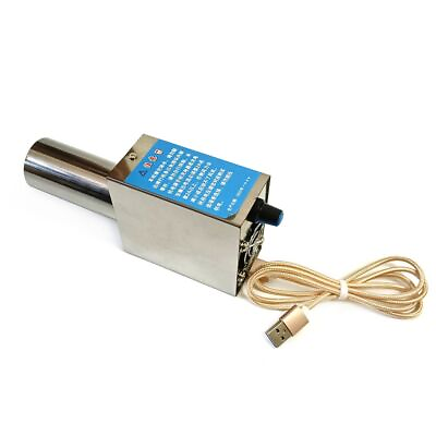 #ad Large Wind Adjustable Blower Waste Oil Burner Stove Blower 12V USB Portable Fan $66.79