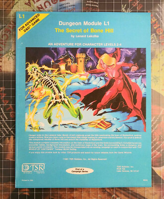 #ad L1 The Secret of Bone Hill Dungeons amp; Dragons Damp;D ADamp;D $22.99