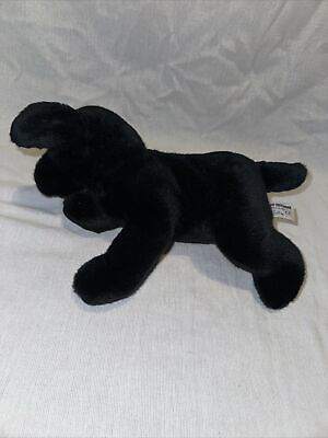 #ad Russ Black Labrador Retriever Plush Stuffed Animal 11 Inch $7.00