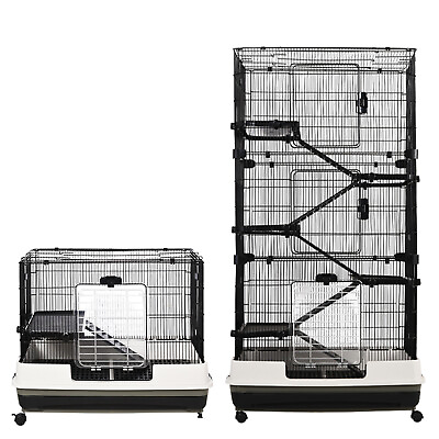 #ad #ad Moveable Small Animal Cage with Ramp Platform amp; Strong Heavy Duty Build $197.99