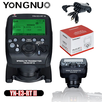 #ad YONGNUO YN E3 RT II TTL Radio Flash Trigger Transmitter For Canon SLR YN600EX RT $103.55