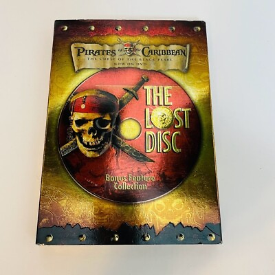 #ad Pirates of the Caribbean: Curse of the Black Pearl The Lost Disc DVD 2004 NEW $15.84