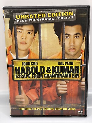 #ad Harold amp; Kumar Escape From Guantanamo DVD EX EX $3.99
