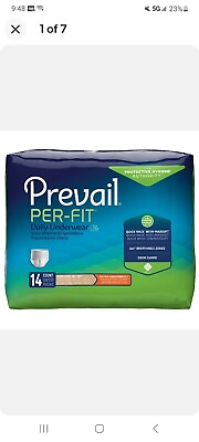 #ad Prevail Per Fit Daily Underwear Extra Absorbency Extra Large 58quot; 68quot; 14 count $15.00