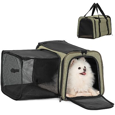 #ad Top Load Expandable Dog Carrier for Small Dog Medium Cat Or 2 Small Cats wi... $70.58