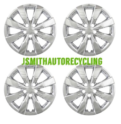 #ad ✅ SET OF 4 FITS 2014 2016 TOYOTA COROLLA 16quot; CHROME HUBCAPS WHEEL COVERS NEW $70.95