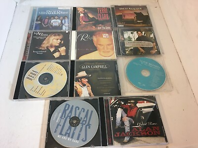 #ad Lot of 11 Country Music CDs Alan Jackson Rascal Flats More... $17.99