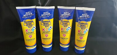 #ad Banana Boat SPF 50 Kids Sport with Powerstay Technology Lot of 4 $39.99