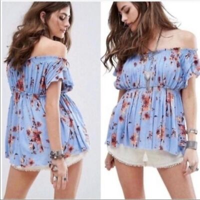 #ad Free People We The Free “Sam” Off the Shoulder Top $30.00