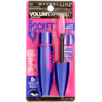 #ad 3 Pack Maybelline Volum#x27; Express The Rocket Washable Mascara Very Black 401... $28.86